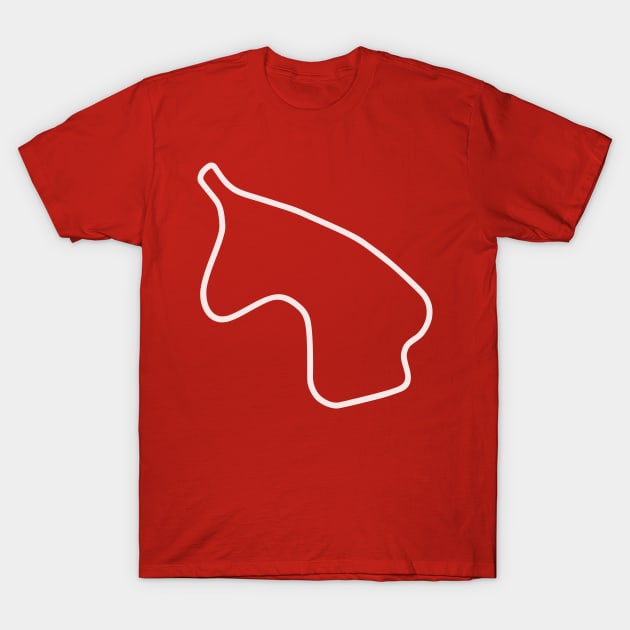 Mosport Park [outline] T-Shirt by sednoid